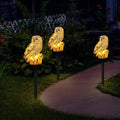 🦉 Brighten up your garden paths today with solar-powered owl path lights!