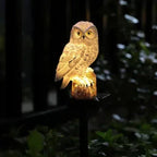 🦉 Brighten up your garden paths today with solar-powered owl path lights!