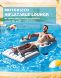 Electric inflatable water bed