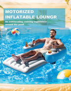Electric inflatable water bed