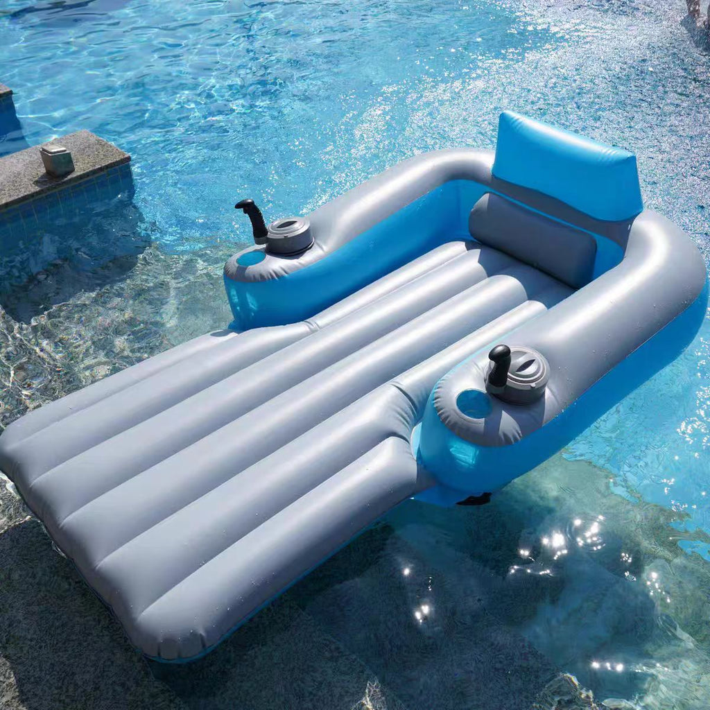 Electric inflatable water bed
