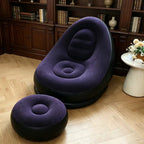 For Lazy People - Portable Inflatable Lounge Chair with Ottoman