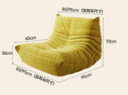 For Lazy People - Ultra-Wide Corduroy Lounge Sofa Chair