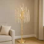 Emberly II 60W Floor Lamp, Gold