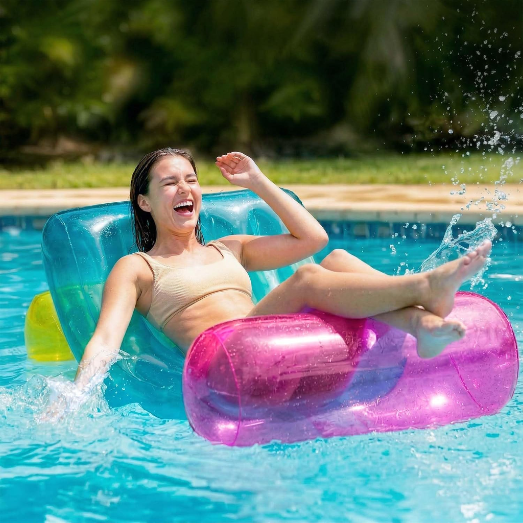 Tiltable inflatable pools, floating pool halls, adult pools, water sofas, festival entertainment activities